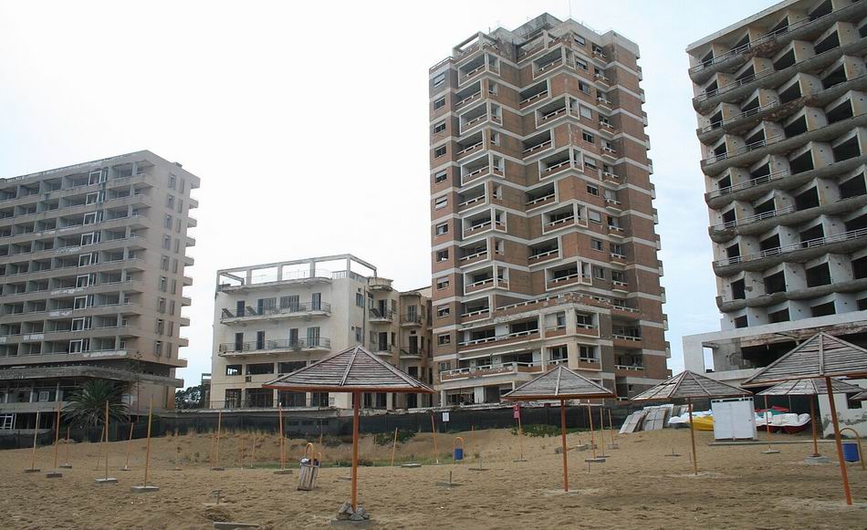 Varosha szellemváros Famagusta